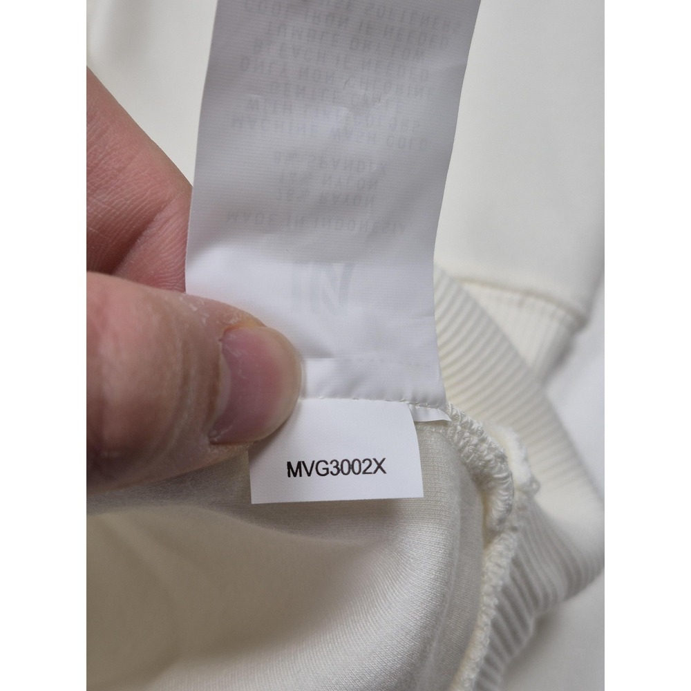 VRST Rugby Polo Shirt Mens L White Pinnacle Long Sleeve Stretch Knit Performance - Picture 7 of 13